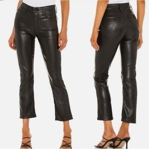 NWT Mother faux leather jeans 26